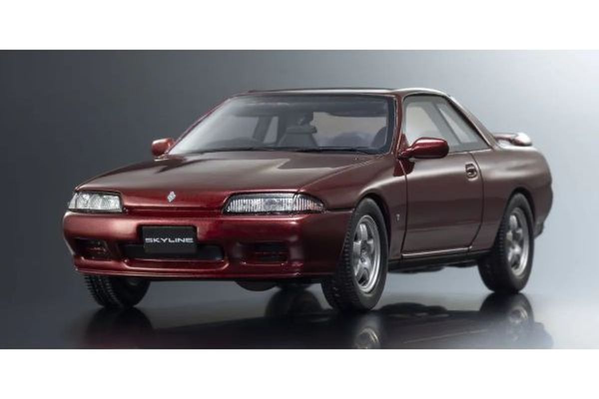 Kyosho 1/43 Nissan Skyline GTS-T Type M R32 Red Resin Model