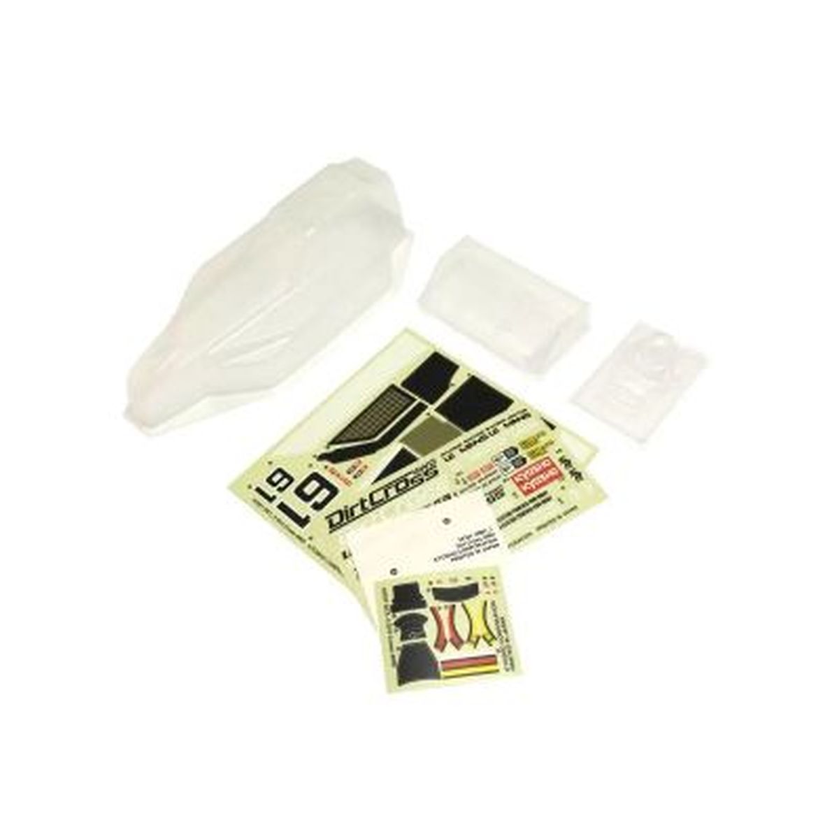 Lazer SB Dirt Cross 4WD Clear Body Shell | Kyosho