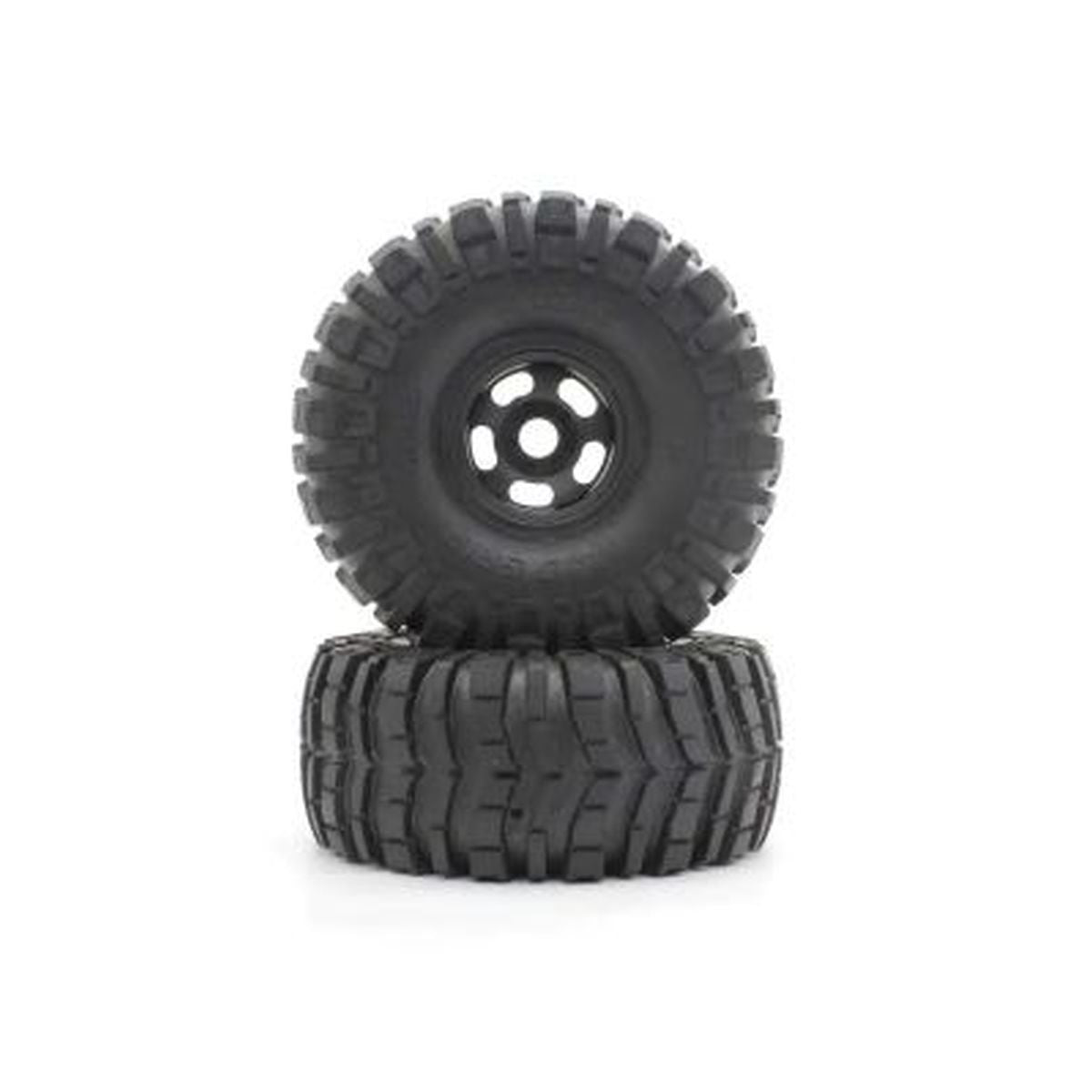 MAD CRUSHER Glued Tire & Wheel Set Black 2-Pack | Kyosho