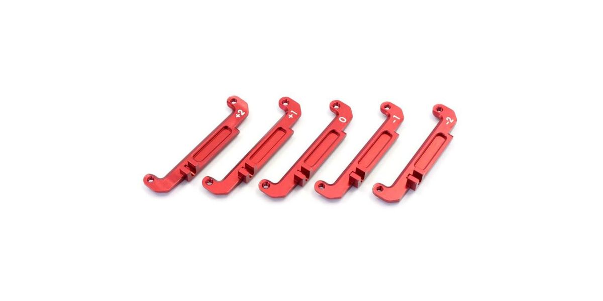 Kyosho Setting Steering Plate Set, Red MBW027R