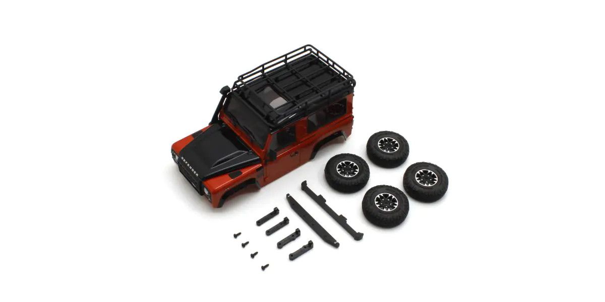 Kyosho MX-01 Land Rover Defender 90 Adventure Phoenix Orange / MXBT10MO