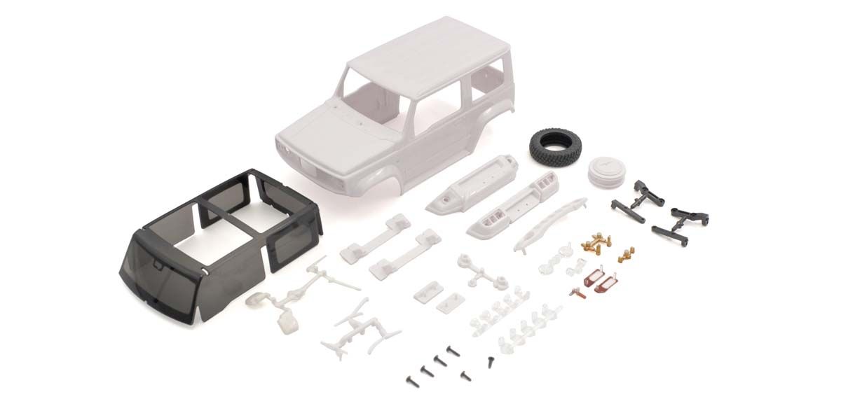 Kyosho Suzuki Jimny Sierra White Body Set MXN03