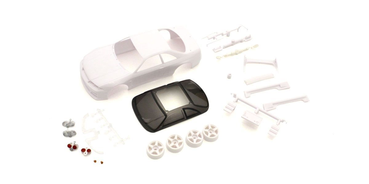 Kyosho Nissan GT-R Nismo (R33) White Body Set w/Wheel MZN197