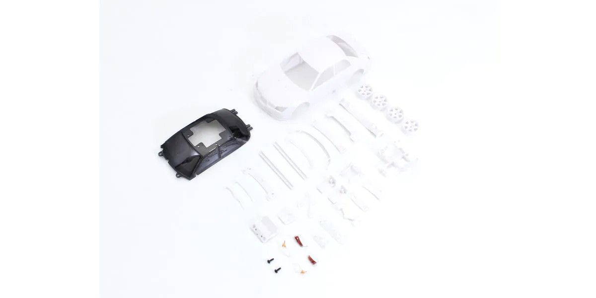 Kyosho Impreza WRX STI White Body Set w/Wheel MZN205