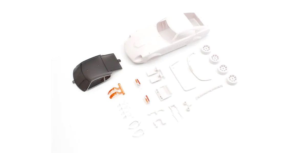 Kyosho Nissan Fairlady 240ZG White Body Set (w/Rim for AWD) MZN217