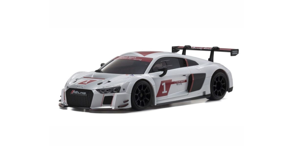 Kyosho ASC MR03W-MM Audi R8 LMS 2015 White Body MZP246AS