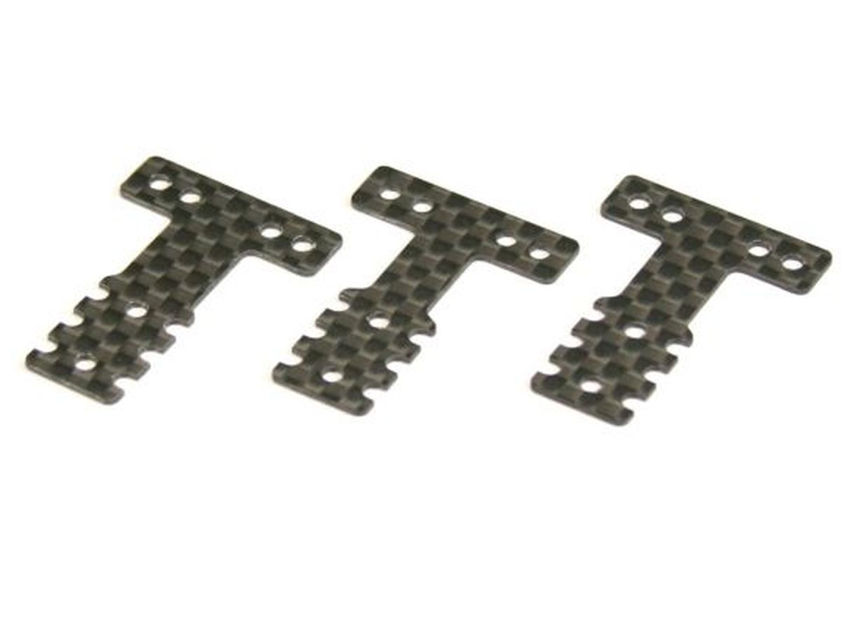 Kyosho Carbon Rear Sus Plate (Soft/MM/LM/MM2/3pcs RC Upgrade Part