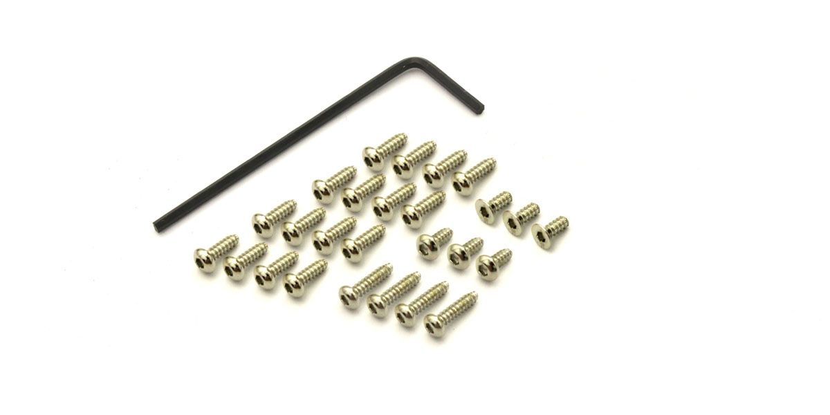 Kyosho Button Hex Screw Set (MR-03/Nickel) MZW440