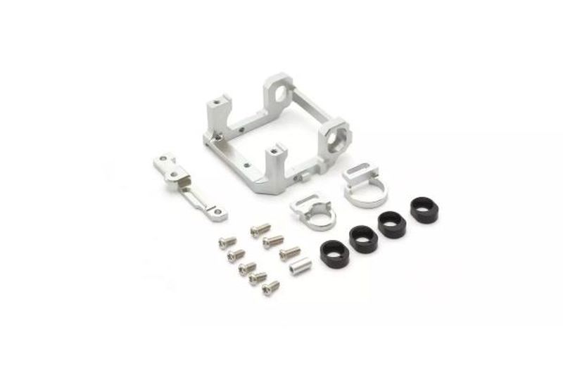 Gunmetal Serrated Flange Wheel Nut 4-Pack for 1/8 Buggy | Kyosho