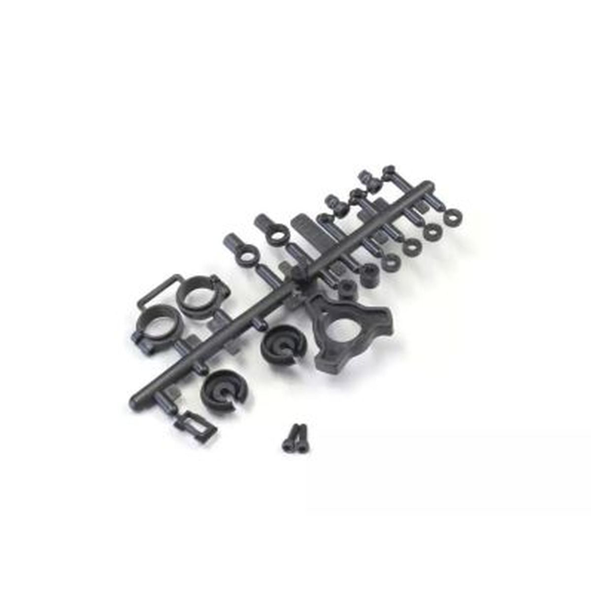 Black Shock Plastic Parts Set for Optima 1/10 Off-Road Buggy | Kyosho