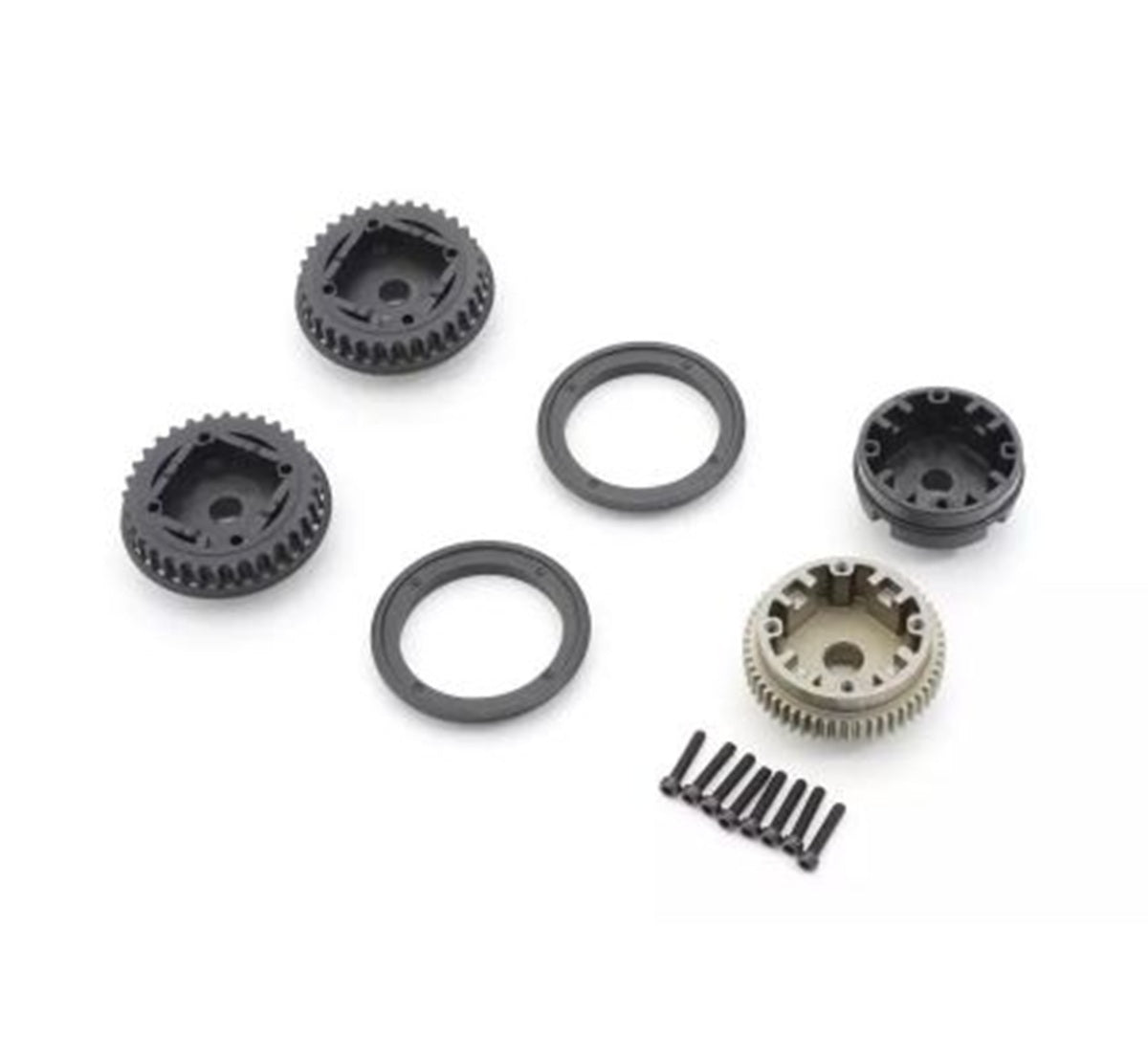 Differential Gear Case & Pulley Set for Optima Mid 1/10 Buggy | Kyosho