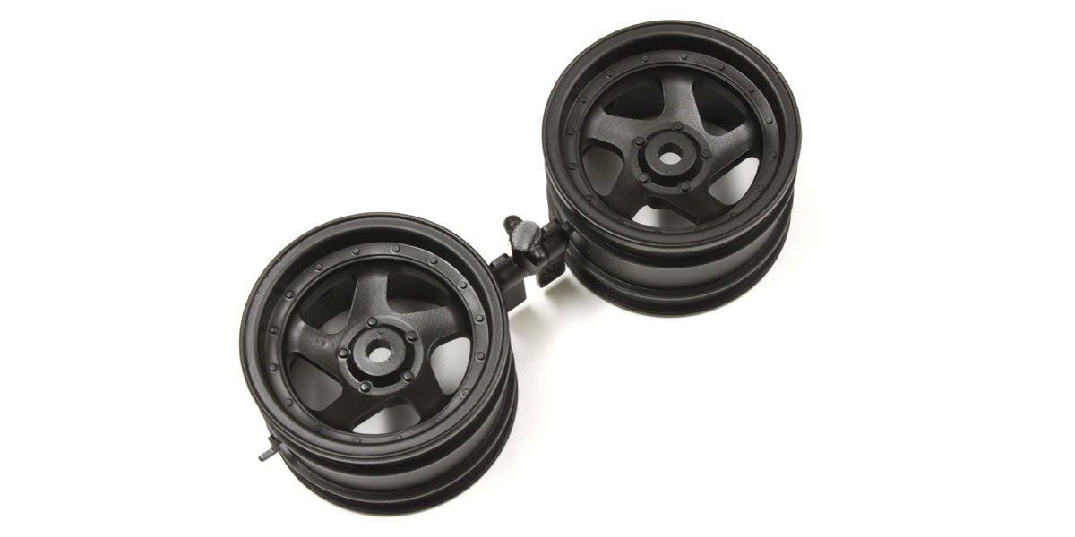 Kyosho 5 Spoke Wheel 43mm (Black/2pcs/Optima) OTH244BK