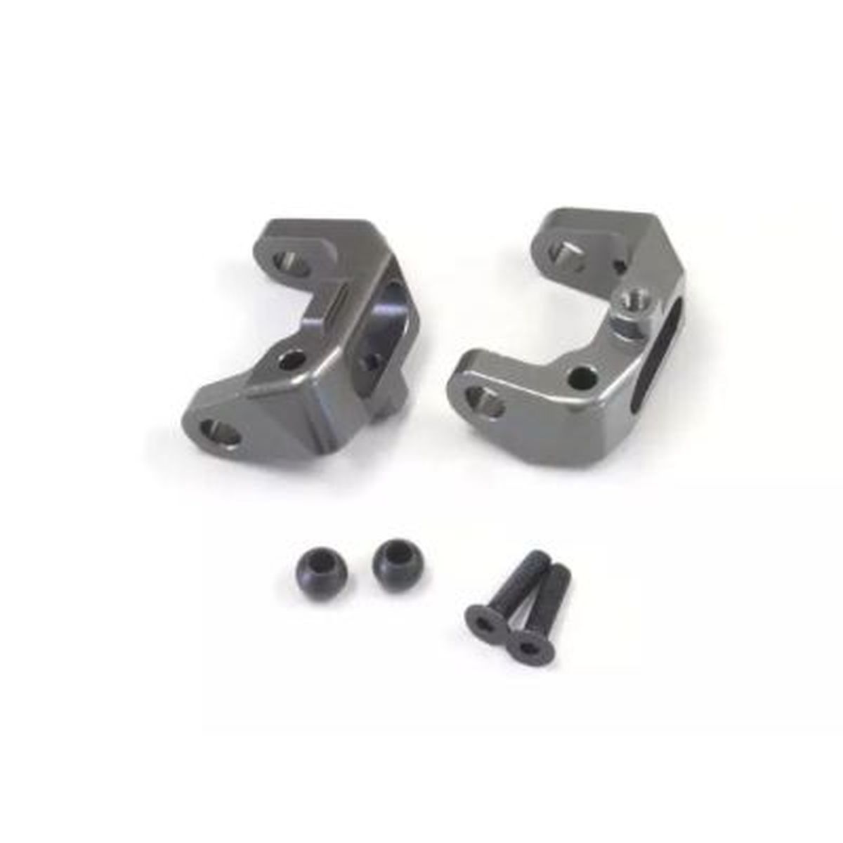 Gunmetal Aluminum Front Hub Set for Optima/Javelin/Turbo 1/10 Buggy | Kyosho