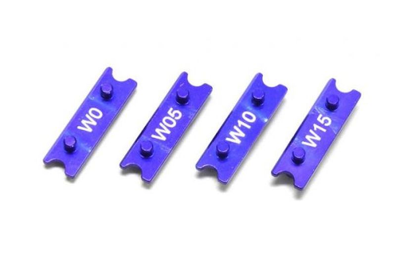 Front Spring Mount Set 0/0.5/1/1.5mm for Mini-Z MR-03W | Kyosho