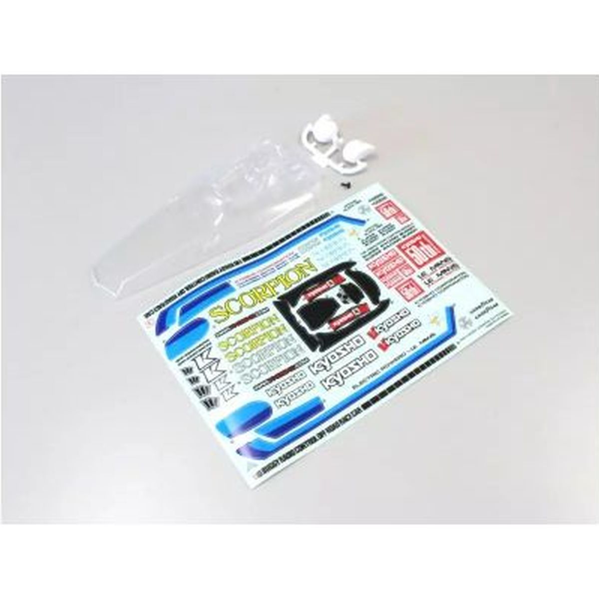 Clear Polycarbonate Body Set for Scorpion 2014 1/10 2WD Buggy | Kyosho