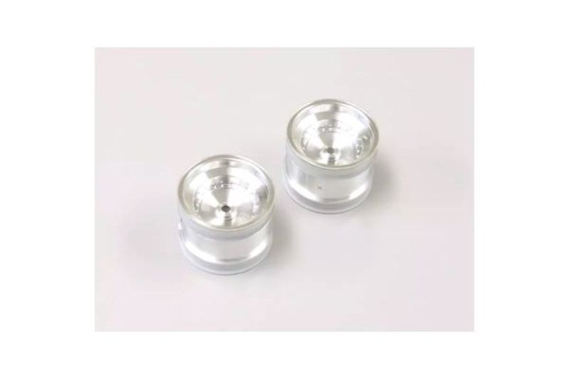 Rear Wheel Satin Chrome 2-Pack for Scorpion 2014 1/10 Buggy | Kyosho