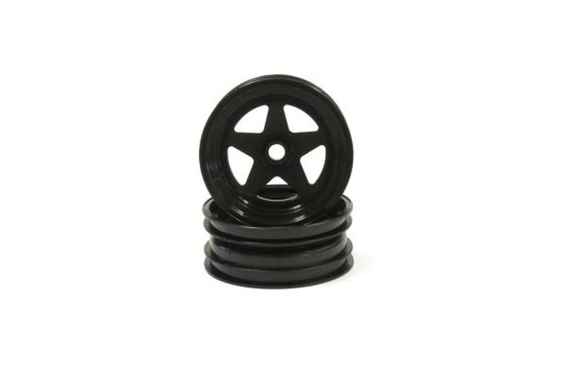 2.2" Front Wheel Black 2-Pack for Scorpion 2014 1/10 Buggy | Kyosho