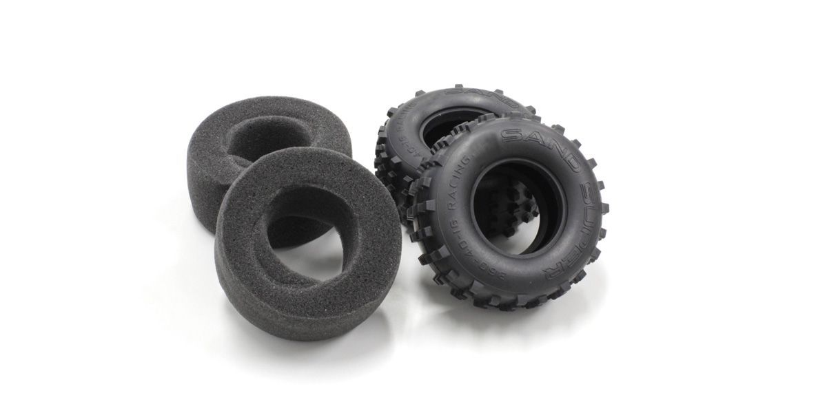 Kyosho Rear Tire (Soft/2pcs/with Inner/ Scorpion 2014) SCT002SB