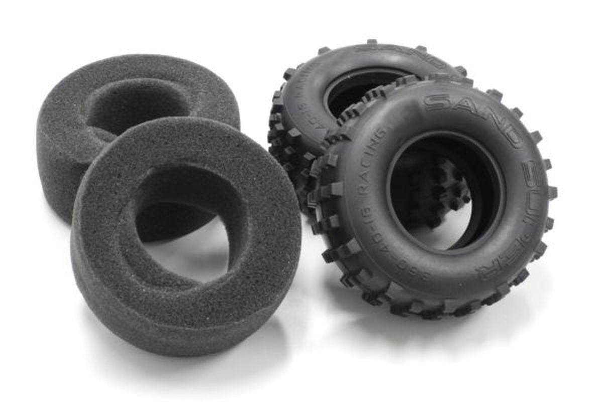 Kyosho Scorpion 2014 Soft Rear Tire Set with Inserts (2pcs)