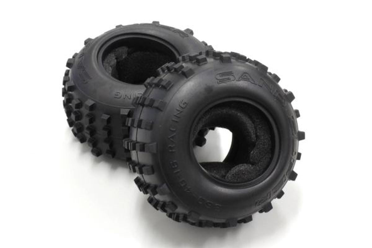 Kyosho Scorpion 2014 Soft Rear Tire Set with Inserts (2pcs)