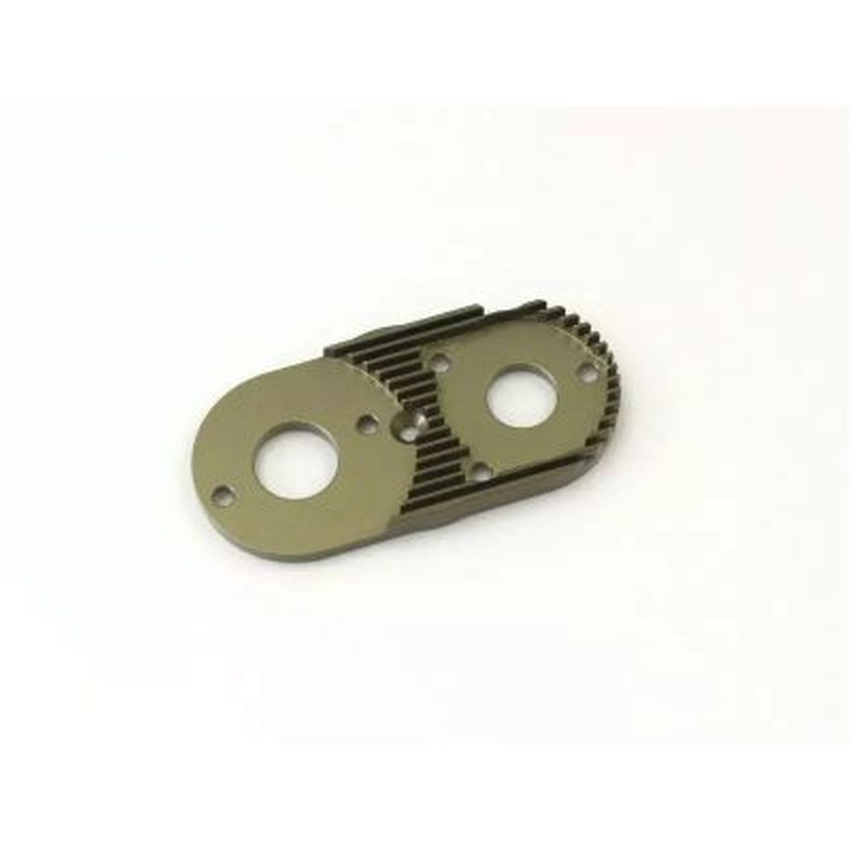 CNC Aluminum Motor Plate (Gunmetal) for Scorpion 2014 1/10 Buggy | Kyosho