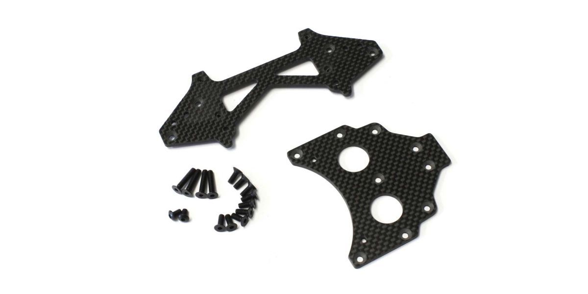 Kyosho Long WB Rear Plate Set (273mm/Carbon) SCW022