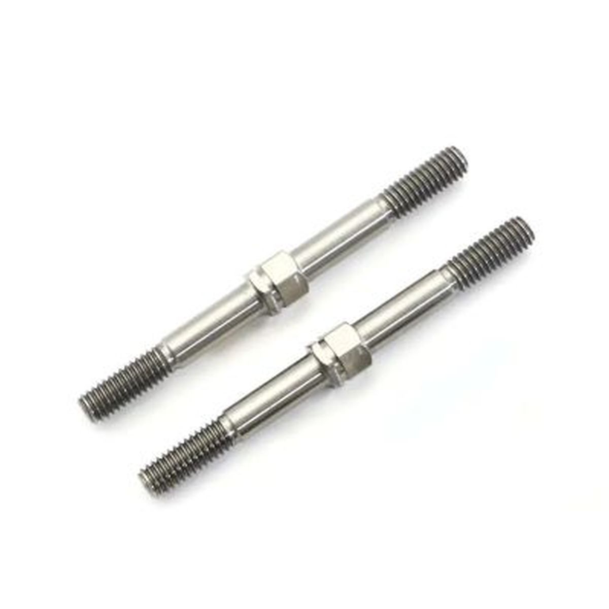 Titanium Turnbuckle Rod (4×50mm) 2-Pack for RC Suspension | Kyosho