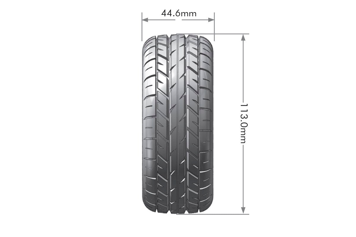 Louise R/C B-Rocket 1/8 Off-Road Buggy Tires, 17mm Hex, Mounted on Black Spoke Rim, Soft, Front/Rear (2) LT3190SB