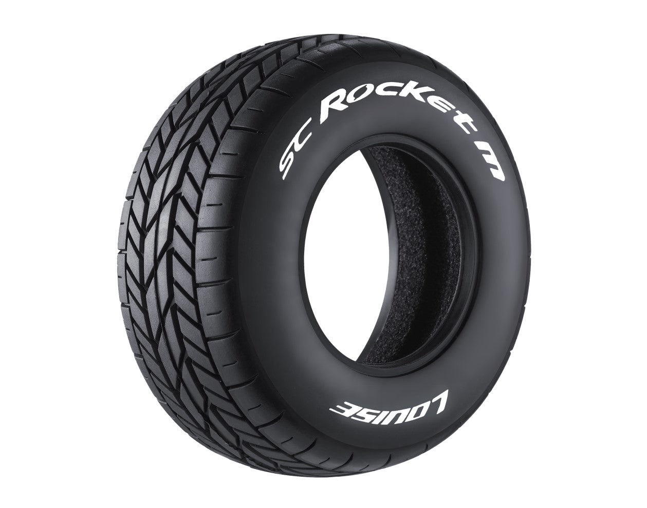 Louise R/C SC-Rocket M Oval Track 1/10 Short Course Tires, Unmounted LT3228VI