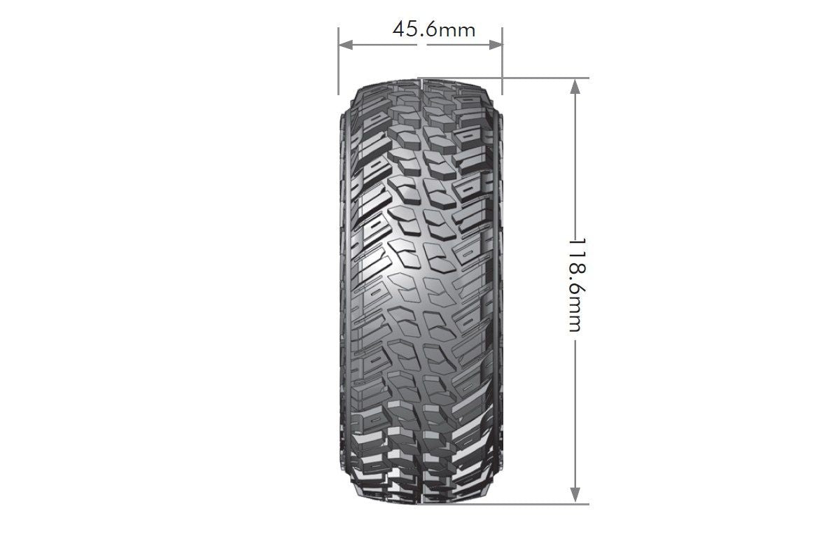 Louise R/C CR-Griffin 1/10 1.9" Crawler Tires, 12mm Hex, Super Soft, (2) LT3230VB