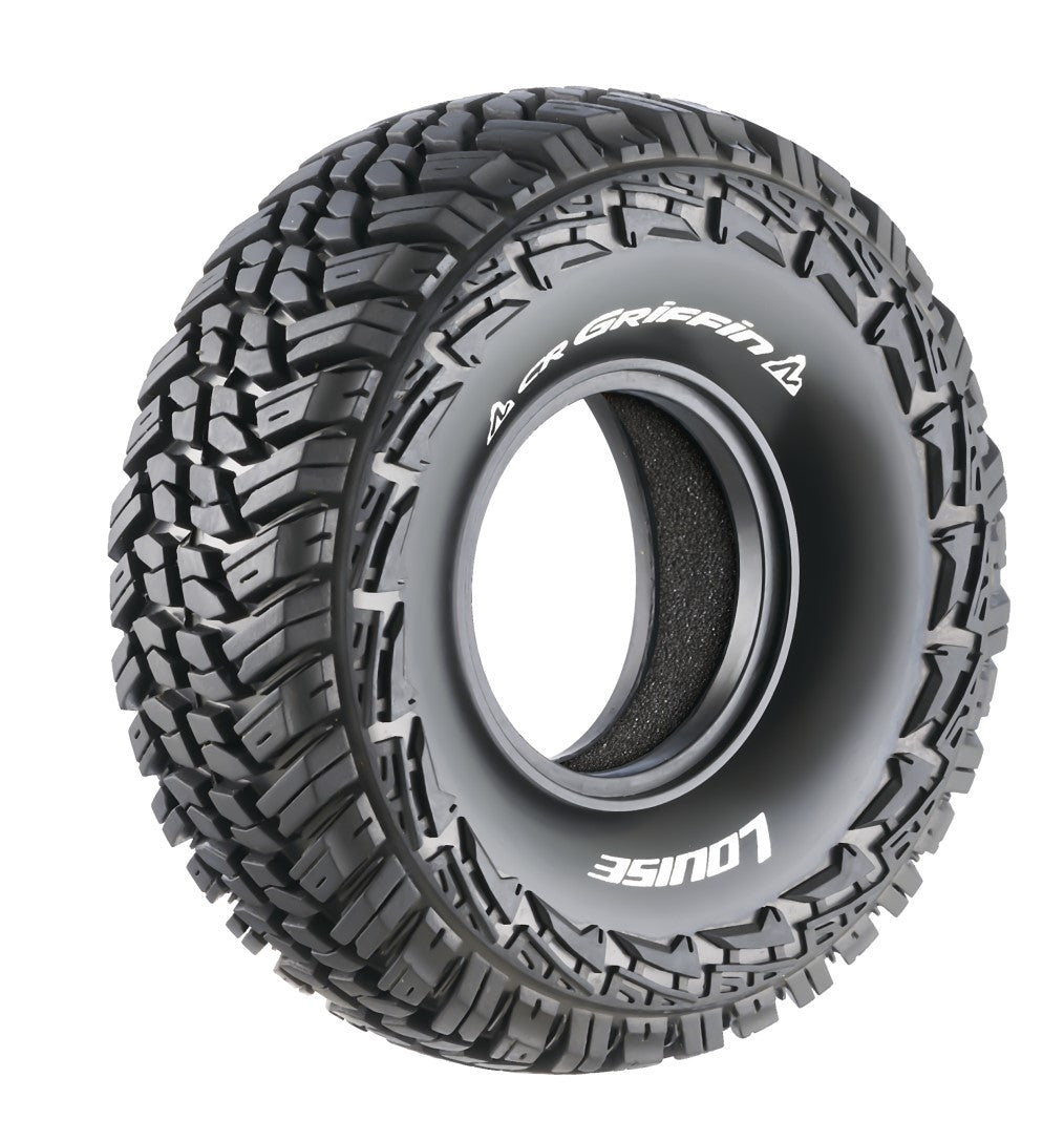 Louise R/C CR-Griffin 1/10 1.9" Crawler Tires, Super Soft, Front/Rear (2) LT3230VI