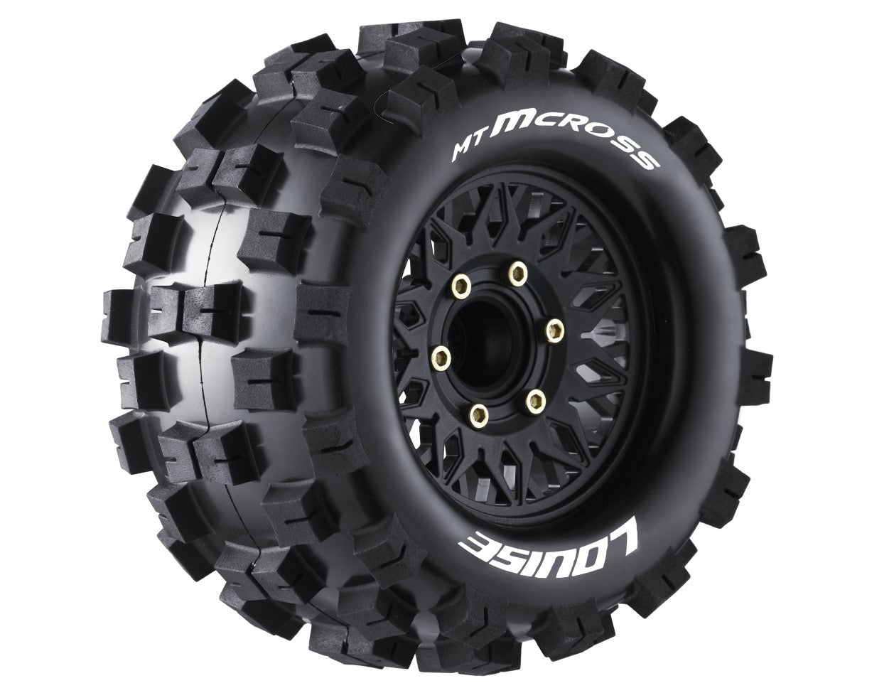 Louise R/C MT-Mcross Soft, 1/10 Monster Truck Tires, 0 & 1/2 " Offset, LT3274SX