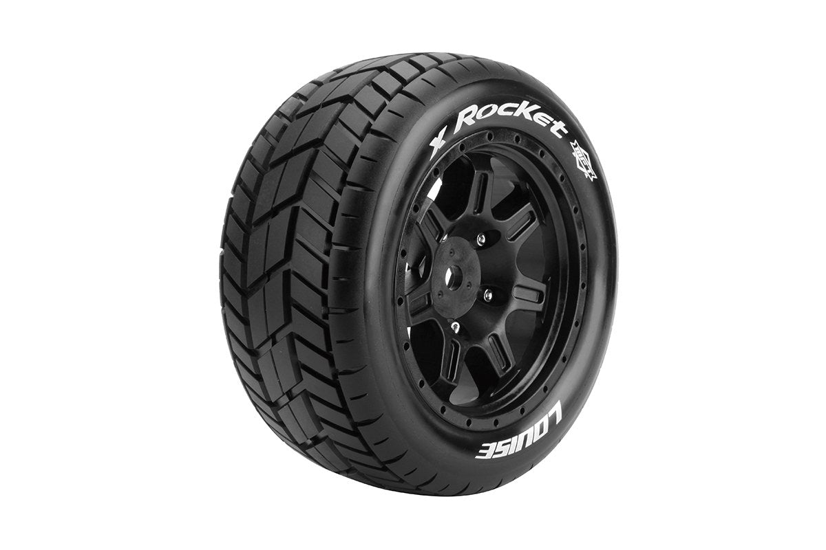 Louise R/C MFT X-Rocket X-MAXX XRT Sport Monster Truck Tires Mounted 24mm Hex (2) LT3295B