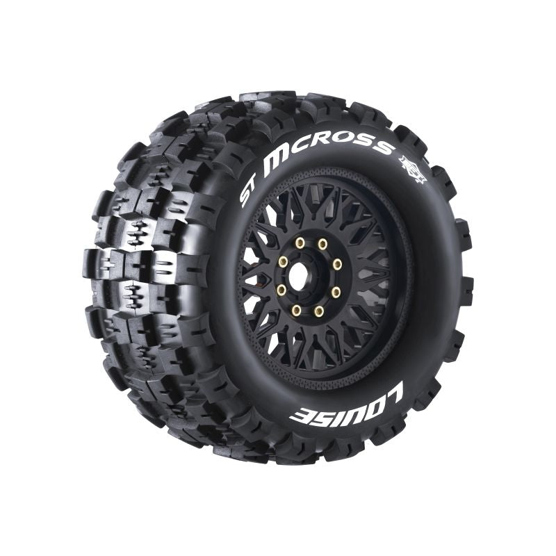 Louise RC ST-MCross Sport 1/8 3.8 Stadium Truck MFT Belted Tires 17mm Hex Hub 0" & 1/2" Offset LT3327X