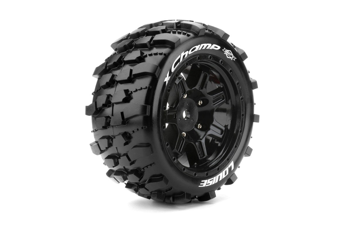 Louise R/C MFT X-Champ X-MAXX XRT Sport Monster Truck Tires, 24mm Hex, (2) LT3349B