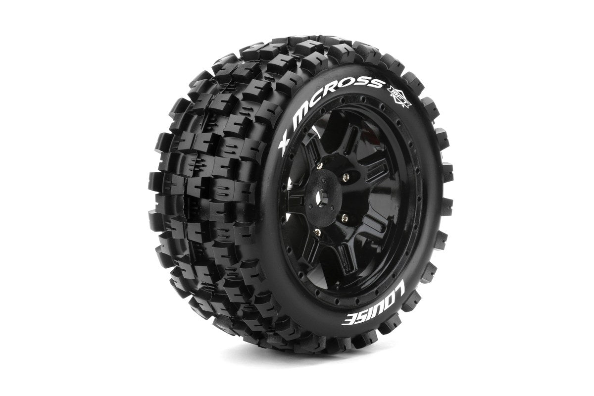 Louise R/C MFT X-Mcross X-MAXX XRT Sport Monster Truck Tires, 24mm Hex, (2) LT3352B