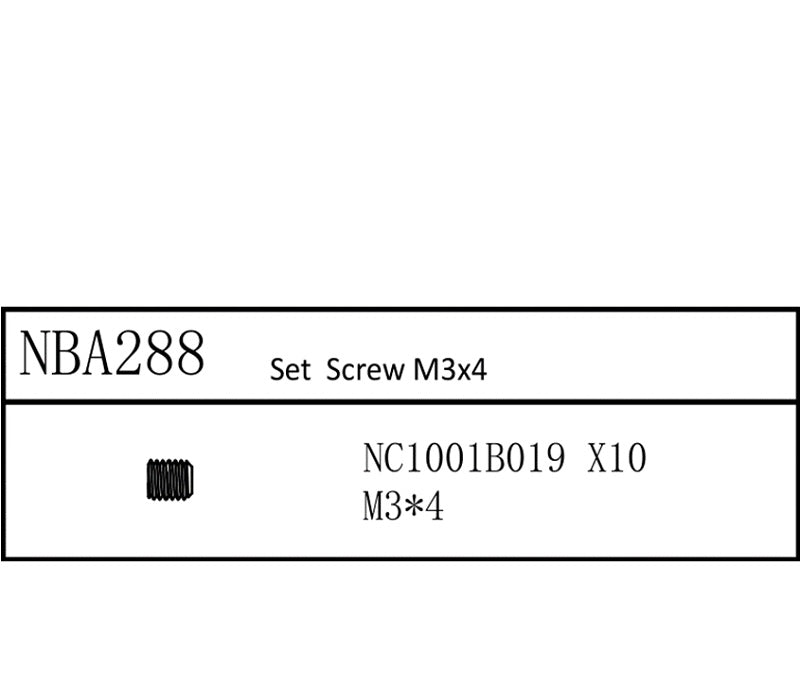 Louise R/C Set Screw M3x4, for LDX Drift, LRX Rally, LTX Touring, LMX NBA288