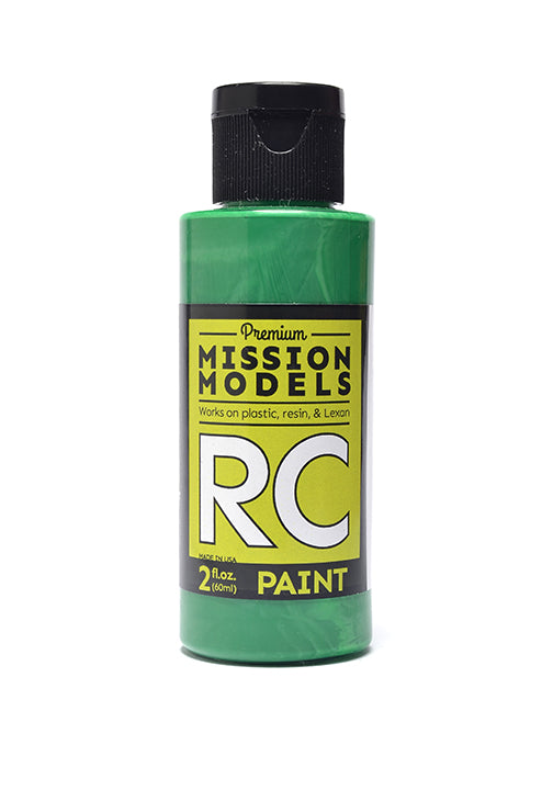 Mission Models RC Paint 2 oz bottle Pearl Green Acrylic Hobby Paint