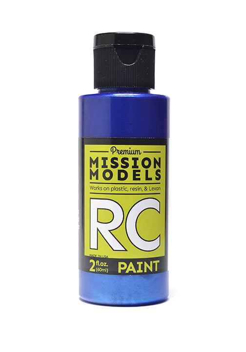 Mission Models RC Paint 2 oz bottle Pearl Blue Acrylic Hobby Paint