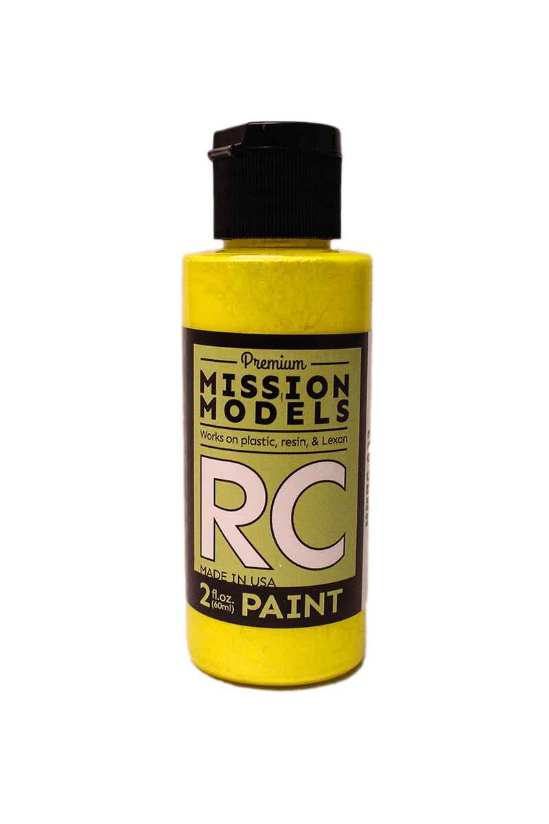 Mission Models RC Paint 2 oz bottle Iridescent Yellow Acrylic Hobby Paint