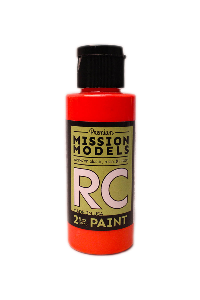 Mission Models RC Paint 2 oz bottle Fluorescent Racing Red Acrylic Hobby Paint