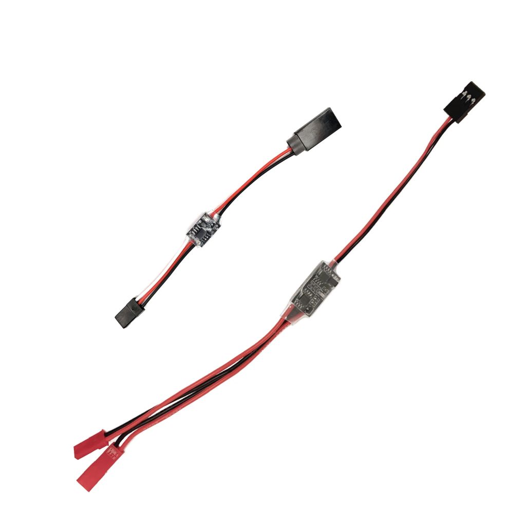 MyTrickRC Remote On/Off Switch – Receiver-Controlled On/Off Switch for RC Lights & Accessories