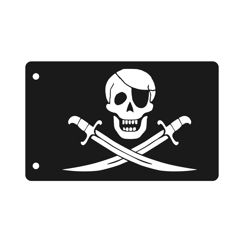 MyTrickRC TrickWhip Pirate Flag – Scale Jolly Roger Flag Accessory for Gen 2 TrickWhip LED Light Whips