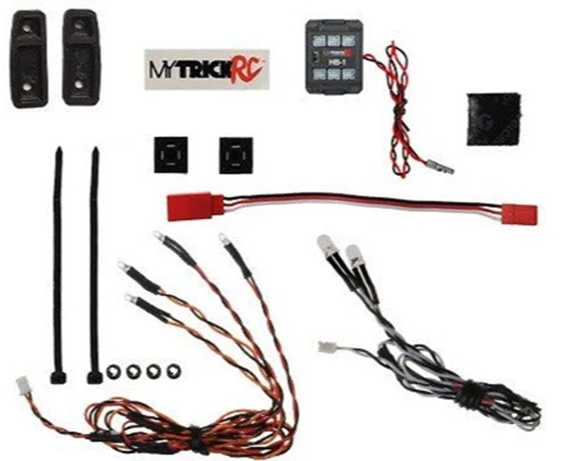 MyTrickRC Team Associated Apex2 Hoonitruck Light Kit – Complete Scale LED Lighting System for the Apex2 Hoonitruck