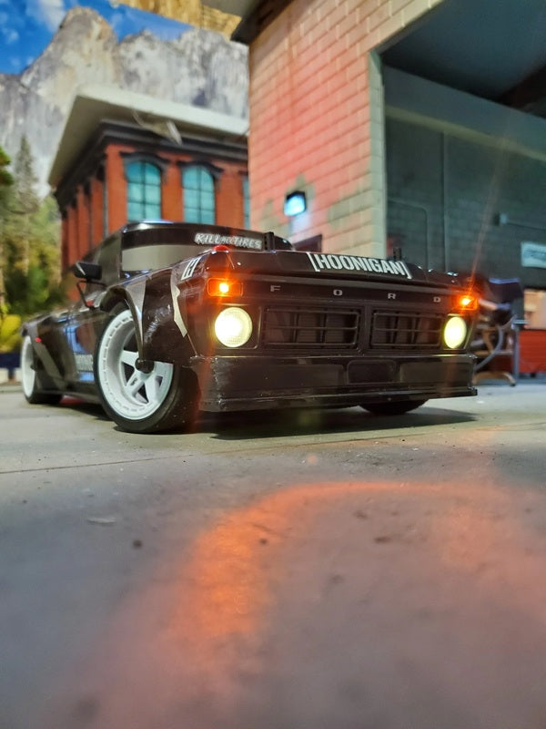 MyTrickRC Team Associated Apex2 Hoonitruck Light Kit – Complete Scale LED Lighting System for the Apex2 Hoonitruck