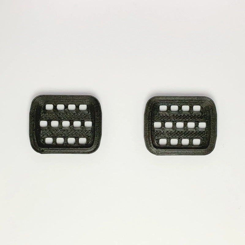 MyTrickRC 19mm Rectangular Headlight Buckets – Scale Mounting Buckets for Attack Wafer LEDs