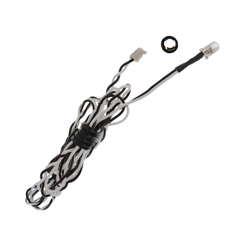 MyTrickRC Extended Length 5mm White LED – 43" Wire for Large-Scale RC Vehicles, Airplanes & Boats