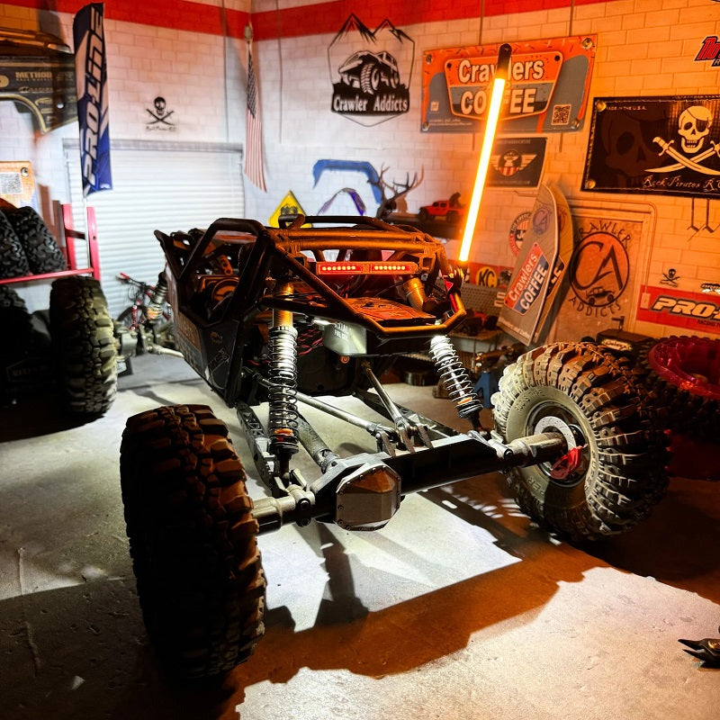 MyTrickRC 120mm Single TrickWhip Light, Yellow, 12V Bundle WHIP12Y12