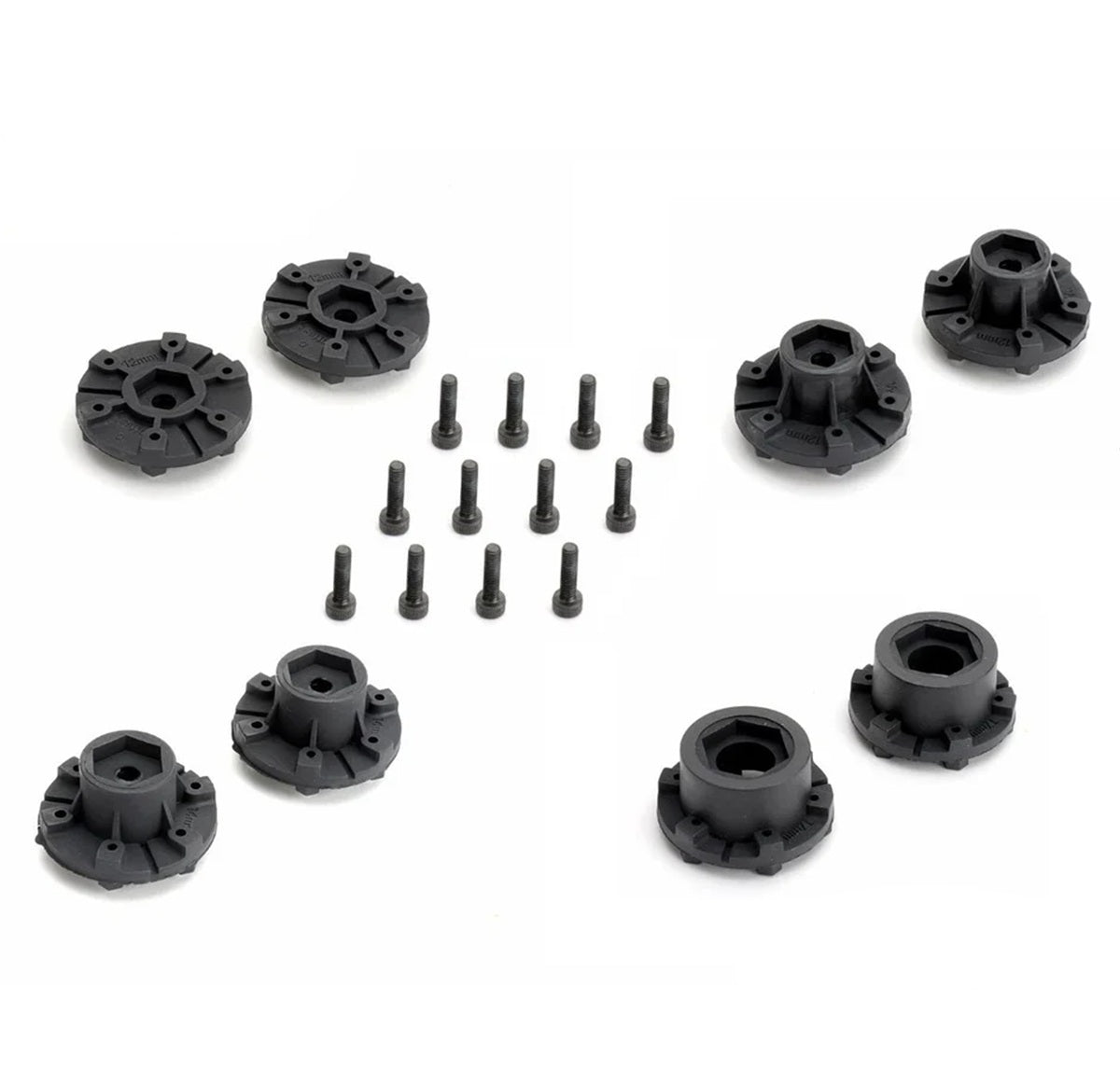 Power Hobby 2.8" Raptor Belted 1/10 Monster Truck Tires with Removable Hex Wheels (2-Pack)
