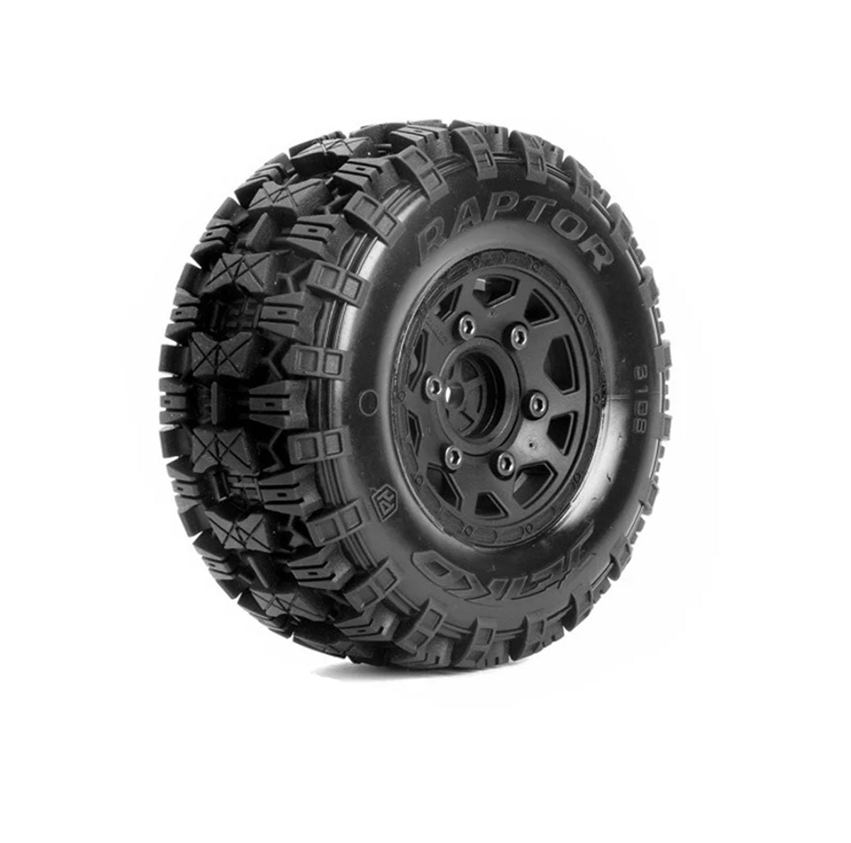 Power Hobby Raptor SC Belted Short Course Tires with Removable Hex Wheels (2-Pack)